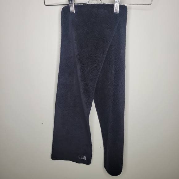 Northface Plush Fleece Scarf Black EUC - Picture 2 of 3